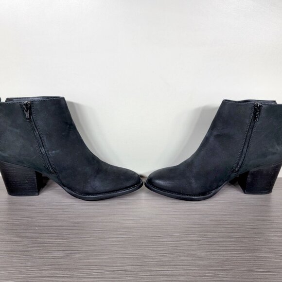 Blondo Nivada Waterproof Side Zip Bootie, Black Leather, Womens Size 8 M - Picture 6 of 11